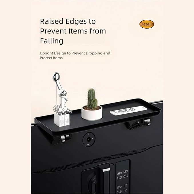 TVs Screen Top Storage Shelfs Adjustable Computer Monitors Desktop Screen Top Storage Rack Routers Shelfs Rack Home Shelf