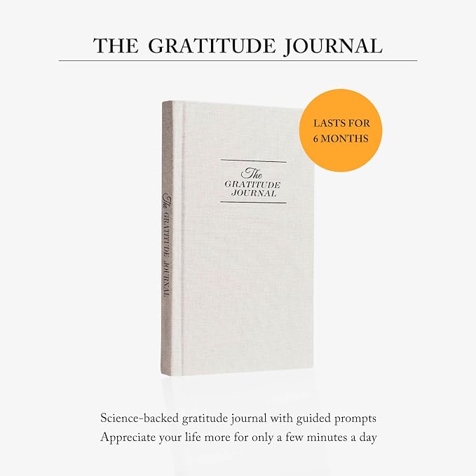 The Gratitude Journal - for More Mindfulness, Happiness, Positive Vibes, Affirmations, Productivity, and Self Reflection -Undated Daily Journal