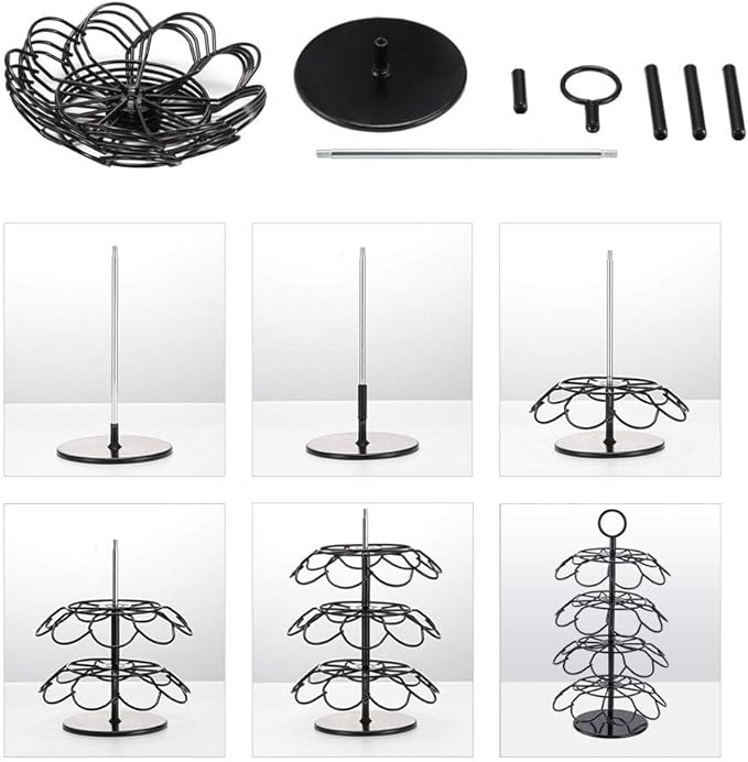 Coffee Pod Carousel Holder Organizer Compatible with 36 Cup Pods