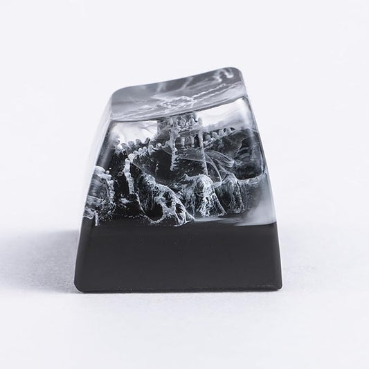 Artisan Keycaps The Great Wall Shape SA Profile Handmade Keycap Escape Keycap Resin for Mechanical Keyboard