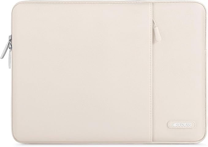 MOSISO Laptop Case 13 inch, Laptop Sleeve Compatible with MacBook Neo/Air/Pro 13 inch with A18/M5/M4/M3/M2/M1 Chip 2026-2016, Polyester Vertical Computer Sleeve Bag with Pocket, Sand
