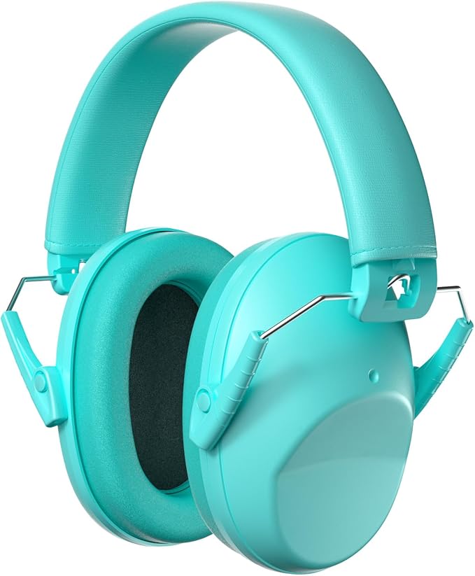 ProCase Kids Noise Cancelling Headphones, Kids Ear Protection Monster Jam Truck, Fireworks Hearing Protection Noise Reduction, Noise Canceling Earmuffs for Sensory Autism Toddler Children -Teal