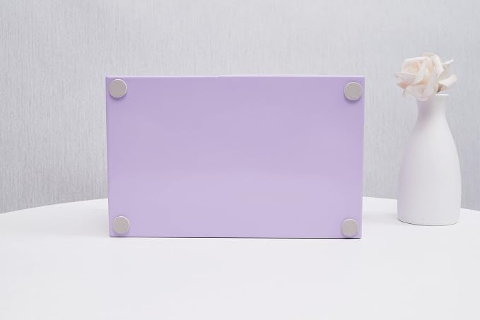Annova Mesh Desk Organizer Office with 7 Compartments + Drawer/Desk Tidy Candy/Pen Holder/Multifunctional Organizer (Light Purple)