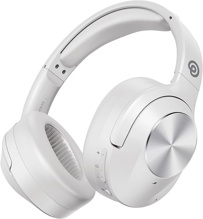 Upgrade Pro‑level Hybrid Active Noise Cancelling Headphones with HD Sound, Wireless Bluetooth Headphones Over The Ear Unequaled Comfort, Vivid Deep Bass, for Home Office Travel Birthday Gift Pcs