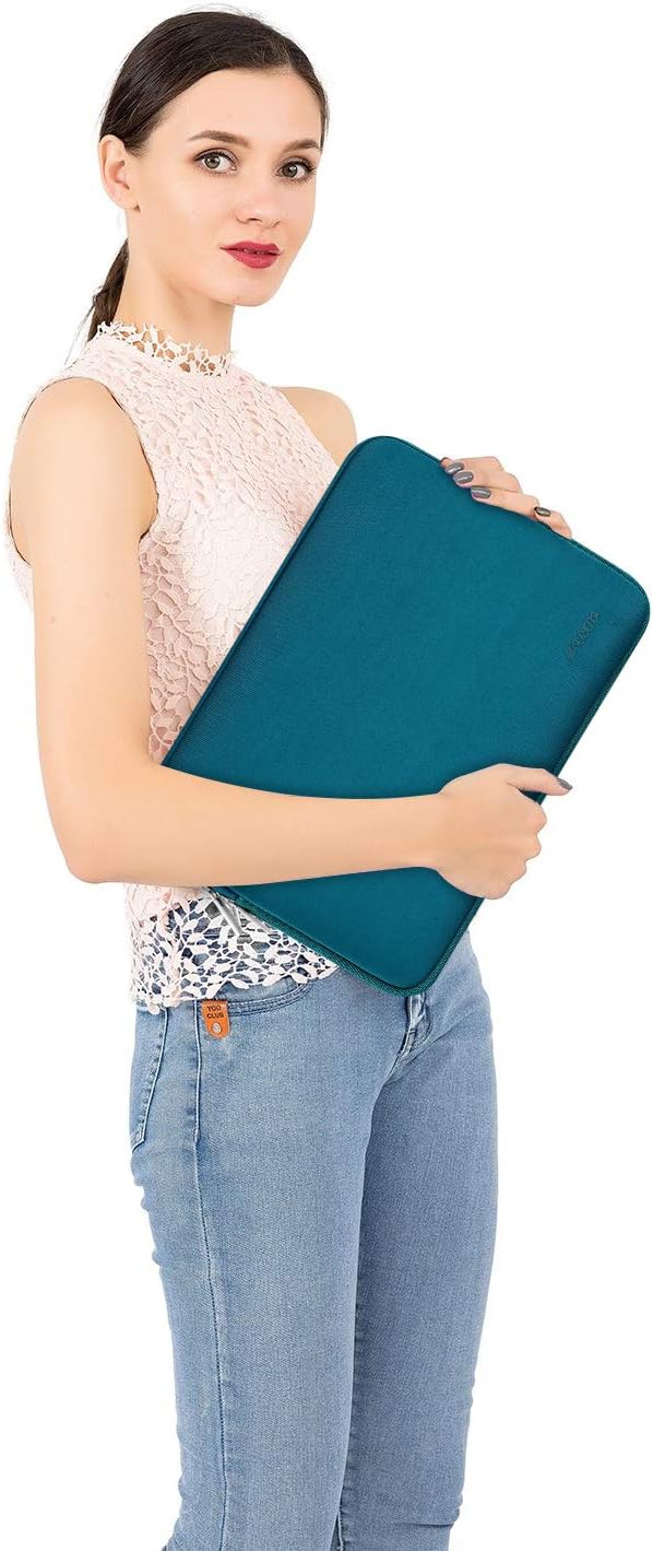 MOSISO Laptop Case 16 inch, 15-15.6 inch Laptop Sleeve Bag Compatible with MacBook Pro 16 M5 M4 M3 M2 M1, HP Acer Dell Lenovo ASUS Notebook, Neoprene Computer Sleeve Bag with Small Case, Deep Teal