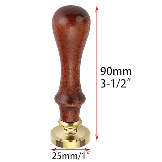 OwnMy 6 PCS Wax Seal Stamp Set with Magic Symbols Stamps Heads and Wooden Handle, Vintage Retro Classical Wax Sealing Stamps Kit with Gift Box for Invitation Envelopes Letters Crafts