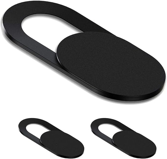 [3 Pack] Slide Webcam Cover Ultra Slim Web Camera Cover fits Laptop, Desktop, PC, Macboook Pro, iMac, Mac mini, Computer, Smartphone,Protect Your Privacy and Security,Strong Adhensive-Black