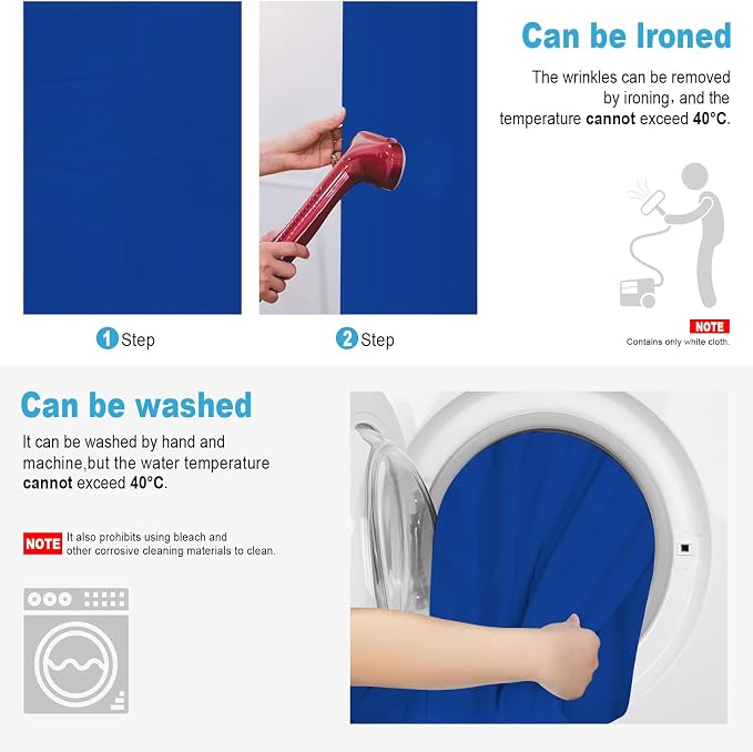 Royal Blue Backdrop for Photoshoot, Professional Photo Backdrop Background Curtain for Product Photography, Portraits, Wedding, Party, Live Streaming Video Recording 10X20 FT