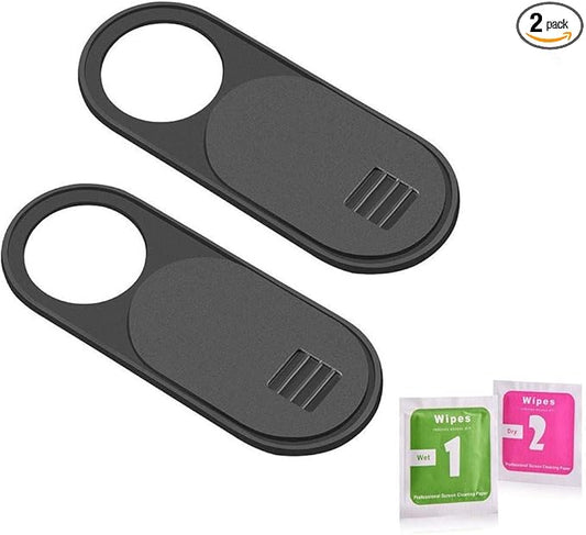 Webcam Cover, 0.035 Inch Ultra-Thin Slider Camera Cover for MacBook Pro, Laptop, Mac, PC, Surfcase Pro, iPhone, Protecting Your Digital Life (2 PCS)