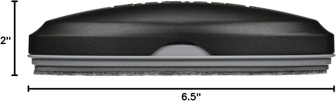 Quartet Eraser, Premium, 3-In-1, Whiteboard/Chalkboard, Magnetic, 6-1/2"x1-3/8", Black (BFEB3)
