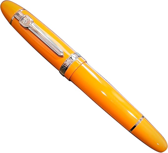 JH159 Rollerball and Ballpoint Pens (Orange+Silver Clip)