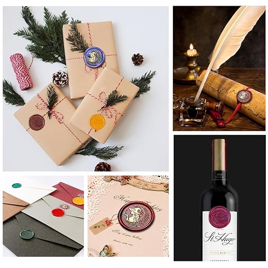 Magic Witch Wax Seal Stamp,Witch Girl Sealing Wax Stamp for Halloween Christmas Invitations Letter Envelope Cards Crafts Gift Package Decoration