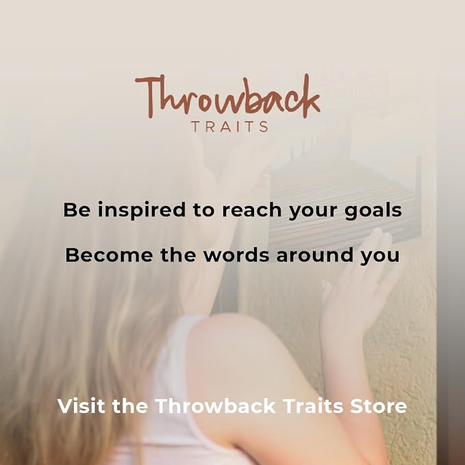Motivational Posters Set of 6 - Unframed 11x17 Colorful Wall Art Prints for Office, Bedroom & Living Room | Positive Affirmation Decor | ThrowbackTraits