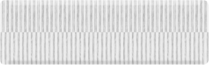 House of Noa Nama Standing Mat – Anti-Fatigue Kitchen Mats for Floor, Cushioned & Non-Slip Kitchen Comfort Mat for Standing, Thick Foam Anti-Fatigue Mat for Kitchen & Workspaces, Reese Ash 22" x 72"