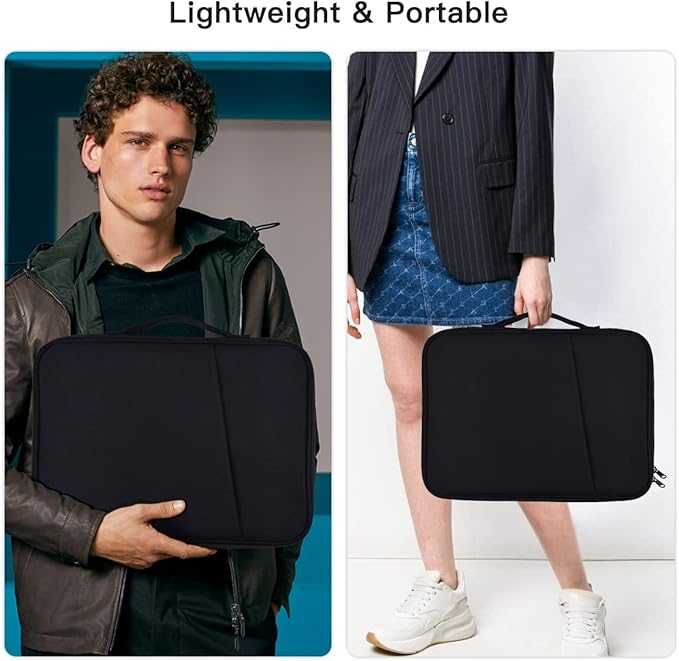 13 Inch Laptop Sleeve Bag Compatible with Apple 2026 MacBook Neo 13-inch Laptop with A18 Pro chip A3404, MacBook Neo 13 Protective Carrying Case with Handle Pocket - Black