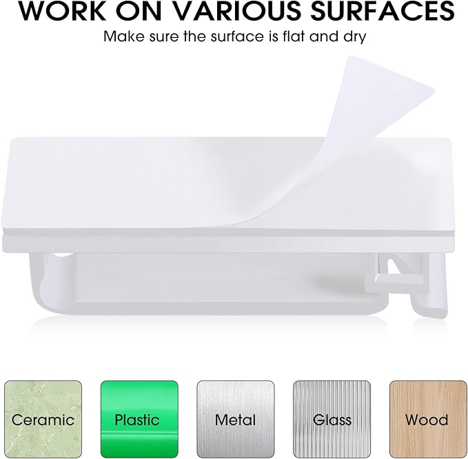 Hicarer 100 Pcs Christmas Light Clips Adhesive Hooks for Outdoor String Cable Wire Clips Adhesive Wire Management Cord Holder for The Wall, Under Desk, Car, Office and Home (x-Large, White)