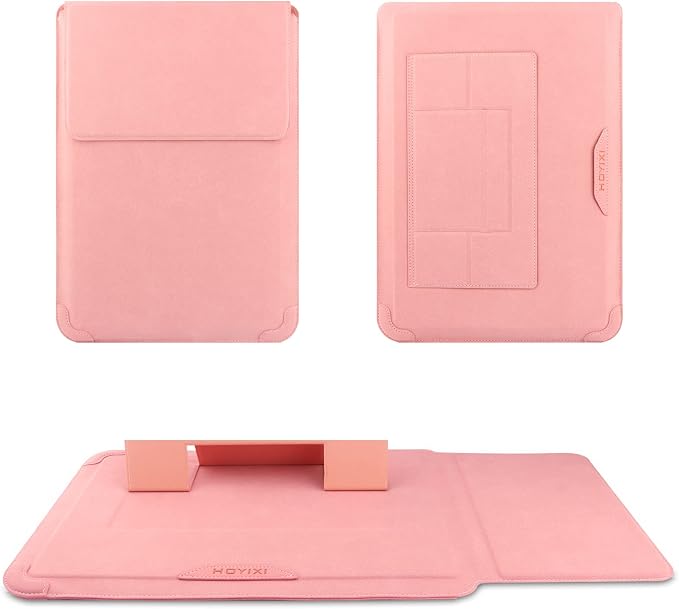 HoYiXi 13 Inch Laptop Sleeve Case Bag Compatible with MacBook Neo 2026/MacBook Air 13 M1 M2 2022-2018/MacBook Pro 13 M2 2022-2016/Surface Pro 8 2021/Surface Go 3 13-13.6'' Dell HP ASUS Acer PC, Pink