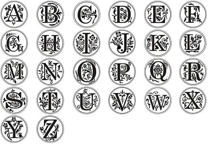 Wax Seal Stamp kit- Retro Sealing Wax Candle + Classic Initial Alphabet Sealing Stamp Letter R - in Blue Gift Box