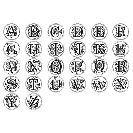 Medieval Initial Alphabet Wax Sealing Stamps, Brass Head Wooden Handle, for Thanksgiving Card/Envelope/Gift Wrap/Wedding Engagement Party Invitation - Letter K