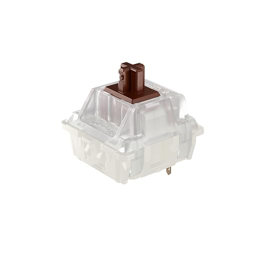 CHERRY MX2A RGB Brown Switch Kit, 36 Mechanical Keyboard Switches, for DIY, Hot Swap or Gaming Keyboard, Tactile Switch with No Click, Focused & Noticeable