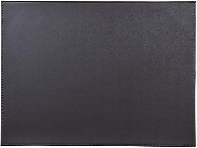 KINGFOM 18''x14'' Large Rectangle A3 Desk Writing & Drawing Desk Pad &Board Table Protector Mat with Paper Clip on Top Brown