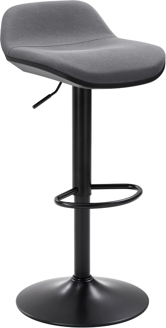 IWMH Standing Desk Stool, Adjustable Standing Desk Chair, Sit Stand Stool | Height Adjustable Sit Stand Desk Stool, Ergonomic 360° Swivel Leaning Stools with Footrest for Office Home (Black)