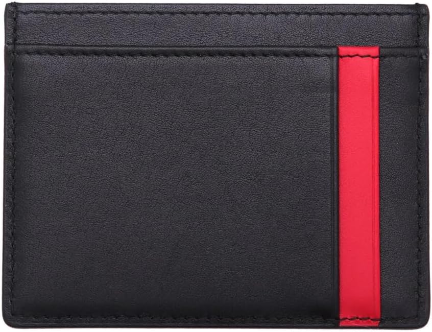 Piguet Genève – Luxury Fountain or Rollerball Pen Business Gift Set with Genuine Leather Card Holder, Premium Office Executive Gift (Fountain Pen, Rouge Set)