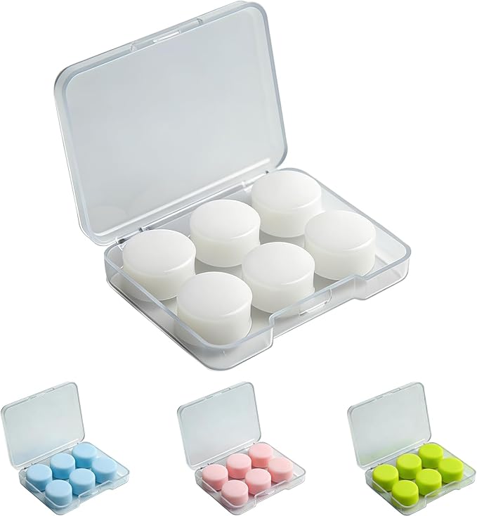 AITOLY Moldable Silicone Ear Plugs for Sleeping, Soft Reusable Noise Reduction Earplugs for Snoring, Side Sleepers, Small Ears, Swimming and Travel