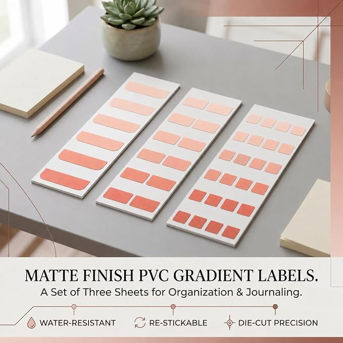 420Pcs Gradient Index Tabs, Translucent Sticky Note Tabs for Annotating Books & Bible, Aesthetic Reading, Study, Journaling & Office Supplies, 3 Size Clear Page Markers Stickers (Pink)