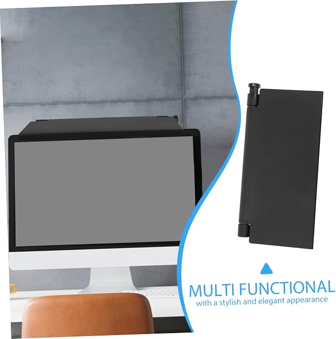 Uonlytech Sturdy Tv Top Shelf Monitor Top Storage Rack with Floating Design for Router and Remote Organization Sleek Desktop Stand for Living and Office Easy to Install Monitor Shelf