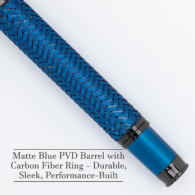 Monteverde Innova Formula M Fountain Pen, Blue - Medium Nib, Luxury Pen with Durable PVD Coating, Refillable, JoWo Stainless Steel Nib, Premium Gift Box