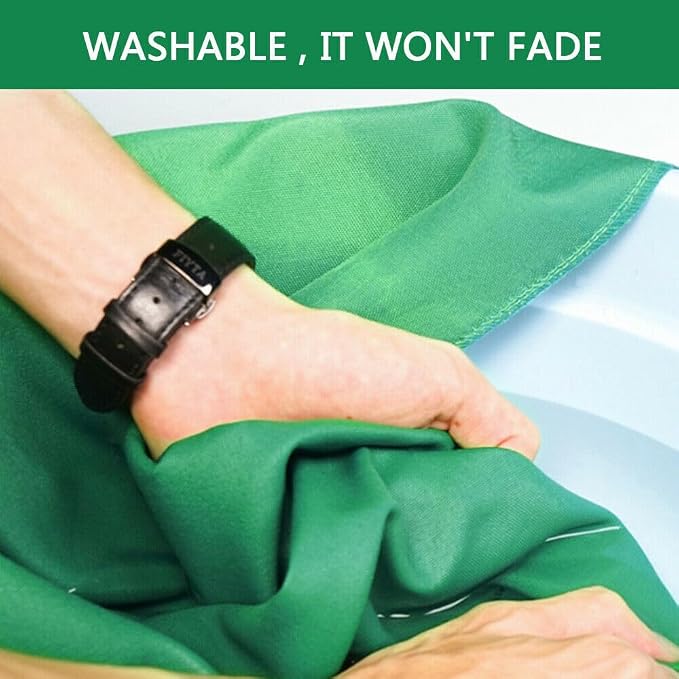 Green Screen Backdrop 6.5 x 10 Ft, Greenscreen Background Green Photo Backdrop Curtain Thick Polyester Fabric Photography Green Sheet for Streaming Photoshoot Video Party Decor
