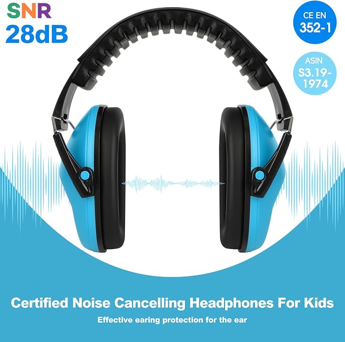 Floriogra 12 Pack Noise Canceling Headphones for Kids, Kids Ear Protection Earmuffs for Autism, Toddler, Children, Noise Cancelling Headphones Sound Proof Earmuffs for Concerts, Air Shows, Fireworks