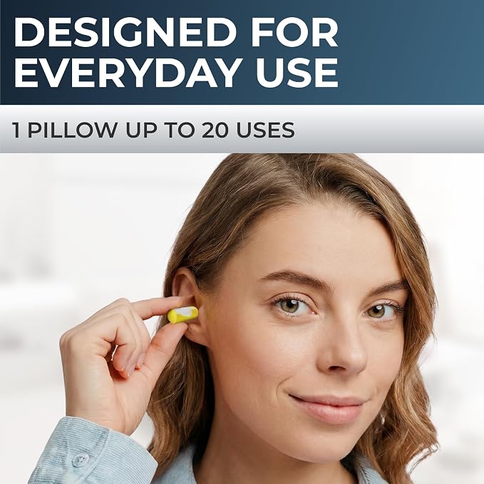 Peace&Quiet PQ Small Ear Plugs for Sleeping - 40 Earplugs for Sleep, Snoring, Small Ear Canals, Noise Cancelling 32 dB, Sound Blocking, for Women and Men