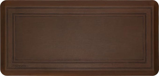 Tempur-Pedic Ultra Comfort Anti-Fatigue Frame Copper 1' 8" x 3' 6" Kitchen Floor Mat Cushioned Ergonomic Standing Desk Mat Waterproof Non-Skid Foam