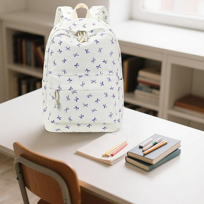 LEDAOU Backpack for Girls School Bag Kids Bookbag Teen Backpack Set Daypack with Lunch Bag and Pencil Case | Kids