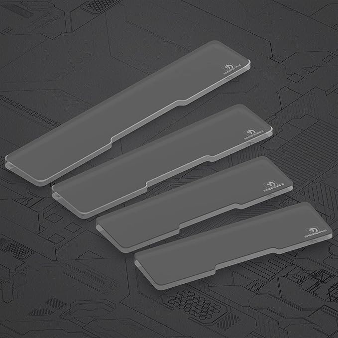 Acrylic Keyboard Wrist Rest - TENKEYLESS (TKL) 80% Keyboard- Mechanical Keyboards Ergonomic Palm Rest for Computer Keyboard,Anti-Slip Base,Wrist Pad for Laptop,Office & Home-Easy Typing