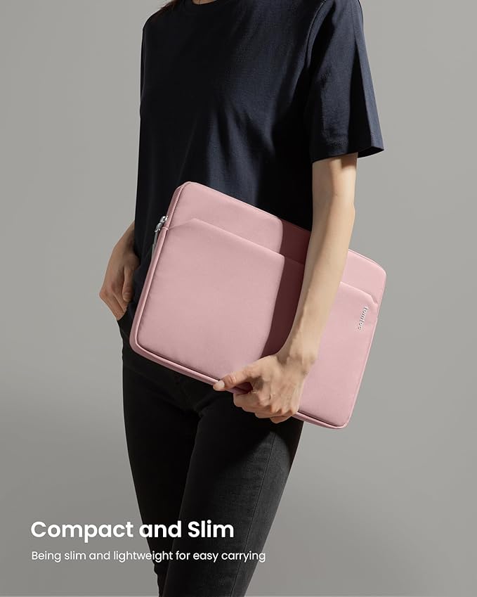 tomtoc Slim Laptop Sleeve for 15-inch 2026 New MacBook Air M5 (2026), M4/A3241, M3/M2, 15 Inch Microsoft Surface Laptop AI PC/7/6, Dell XPS 15 Plus, Recycled Water-Resistant Protective Case Bag