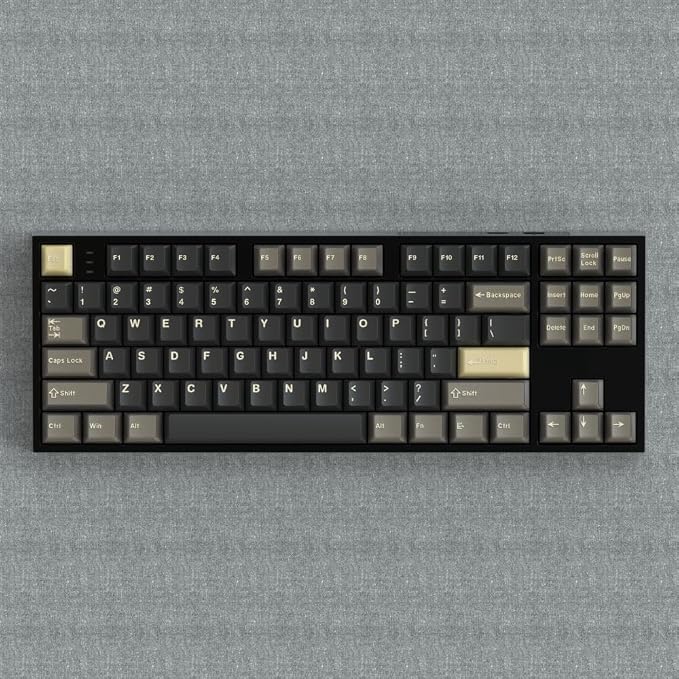 Guffercty kred Cherry Profile PBT Keycaps 157 Key Set, Custom Keycaps Fit 60%/65%/75%/80%/TKL/100% Mechanical Keyboard for Office Gamers (Apes)