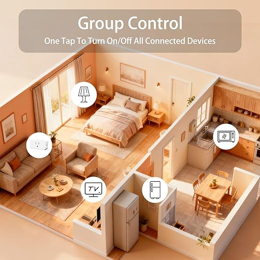 Pro Series Energy Monitoring Smart Plug Mini 15A, Smart Home Wi-Fi Outlet Works with Alexa, Google Home, No Hub Required, FCC & ETL Certified, 2.4G WiFi Only, 1-Pack