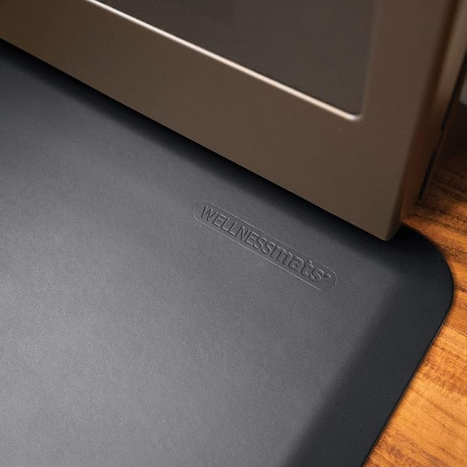 WellnessMats Original Anti-Fatigue Kitchen Mat, 72 Inch by 24 Inch, Grey