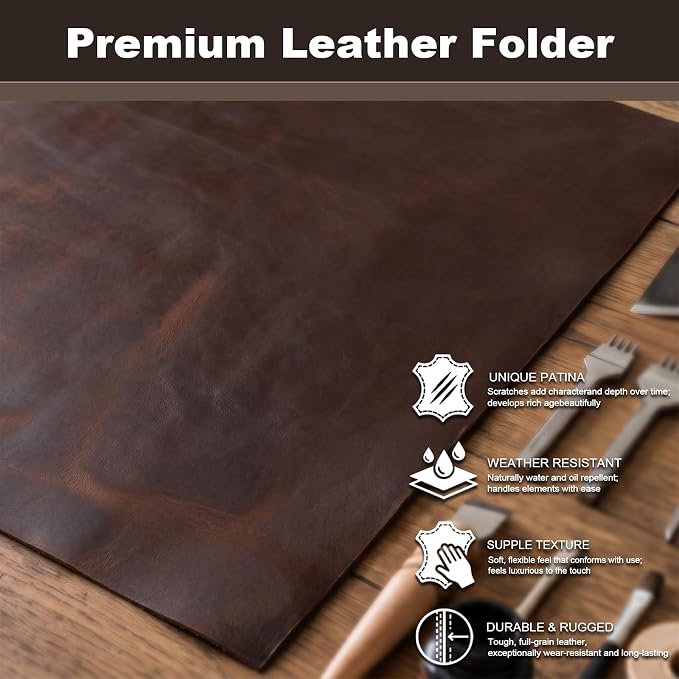 AZXCG Genuine Leather Portfolio Binder for Men& Women,Portfolio Organizer with Zipper,Leather 3 Ring Binder for iPad Pro 12.9,Business Portfolio for Men,Gift for Father's Day