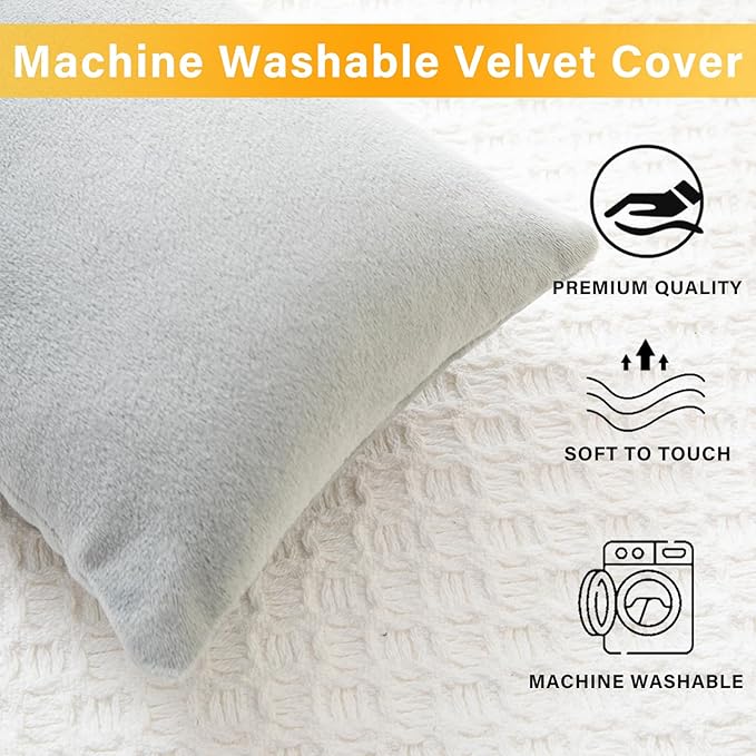 1 MIDDLE ONE 2 Pack Small Pillow, Memory Foam Mini Pillow 11 X 7 Inches for Travel, Sleeping, Nap and Neck, Knee, Lumbar Support, Tiny Cushion for Pet, Dogs (Grey)