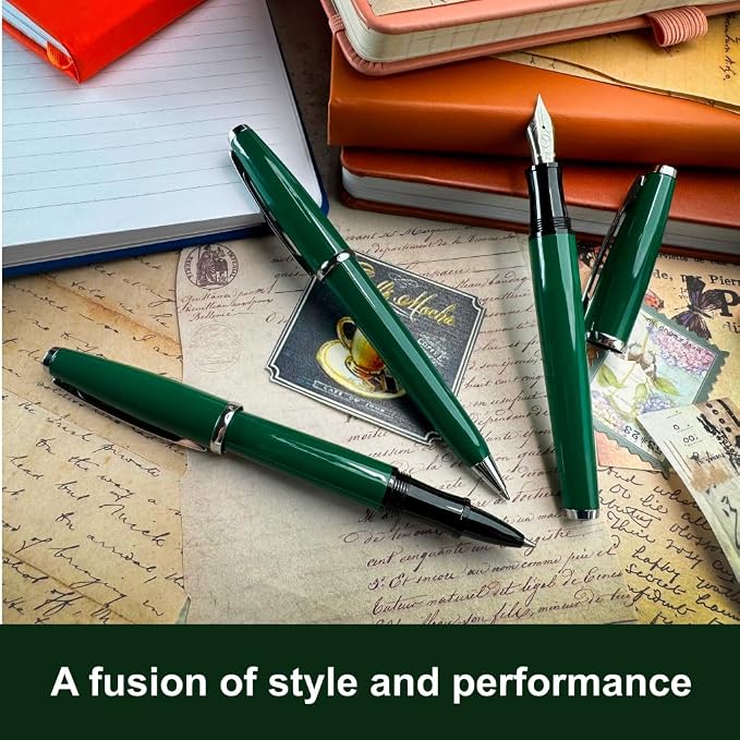 Monteverde USA Aldo Domani Ballpoint Pen - Green, Italian Design & Smooth Writing Performance