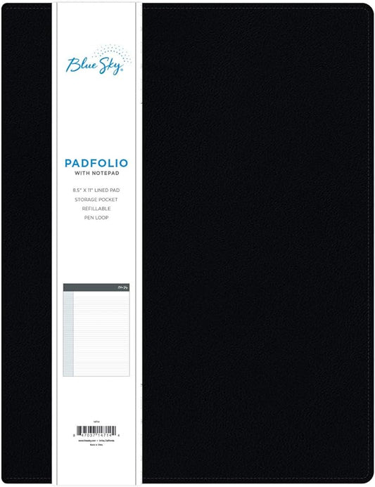 Blue Sky Professional Padfolio: Comprehensive Portfolio and Efficient Document Organizer, Ideal Business Accessory for Modern Professionals, 9.5" x 12"