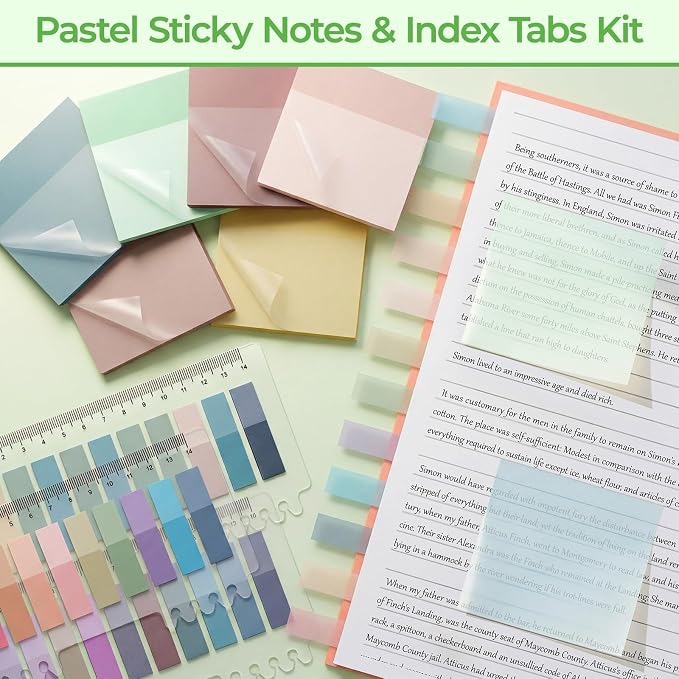 WOBAGMEN 62PCS Aesthetic School Supplies with Quilted Pencil Case, Pastel Highlighters, Gel Pens Mechanical Pencils Set, Cute Back to School Supplies, College Essentials (Green Blue Patchwork, M)