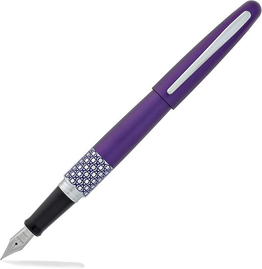 Pilot Metropolitan Fountain Pen, Retro Pop Purple, 1.0mm Stub nib