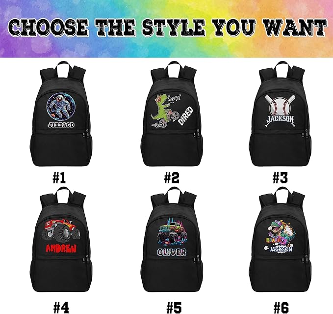 Personalized Baseball Backpack with Name Back to School Supplies Bookbag for Kids Boys Custom Football Basketball Player Schoolbag and Water Bottle Cup&Pencil Pouch School Backpacks with Lunch Box Set
