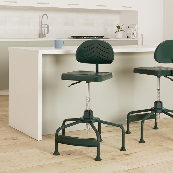 Safco Master High-Back Economy Industrial Workbench Swivel Task Chair, Black (5117)