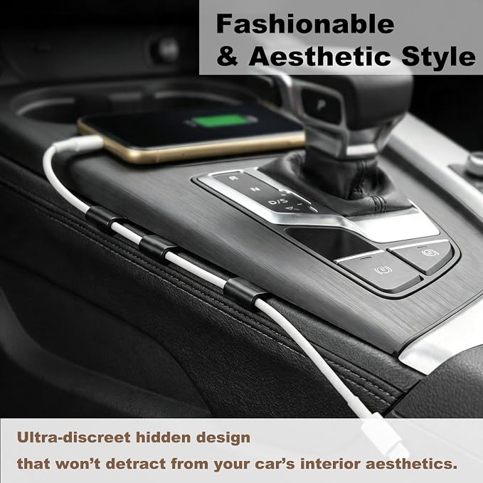 12 Pcs Car Trim Cable Clips, Wire Organizer for Vehicle Interior, Cord-B(02), Easy Installation, Ideal for Phone Chargers, Dash Cams